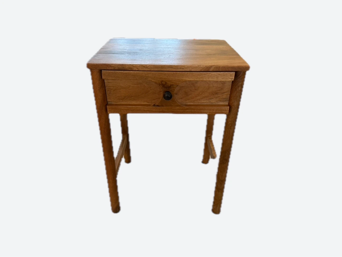 Wooden End Table with Drawer