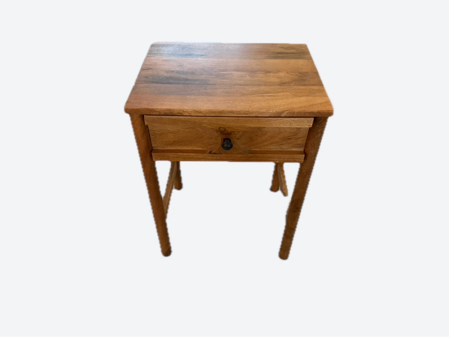 Wooden End Table with Drawer - photo 2
