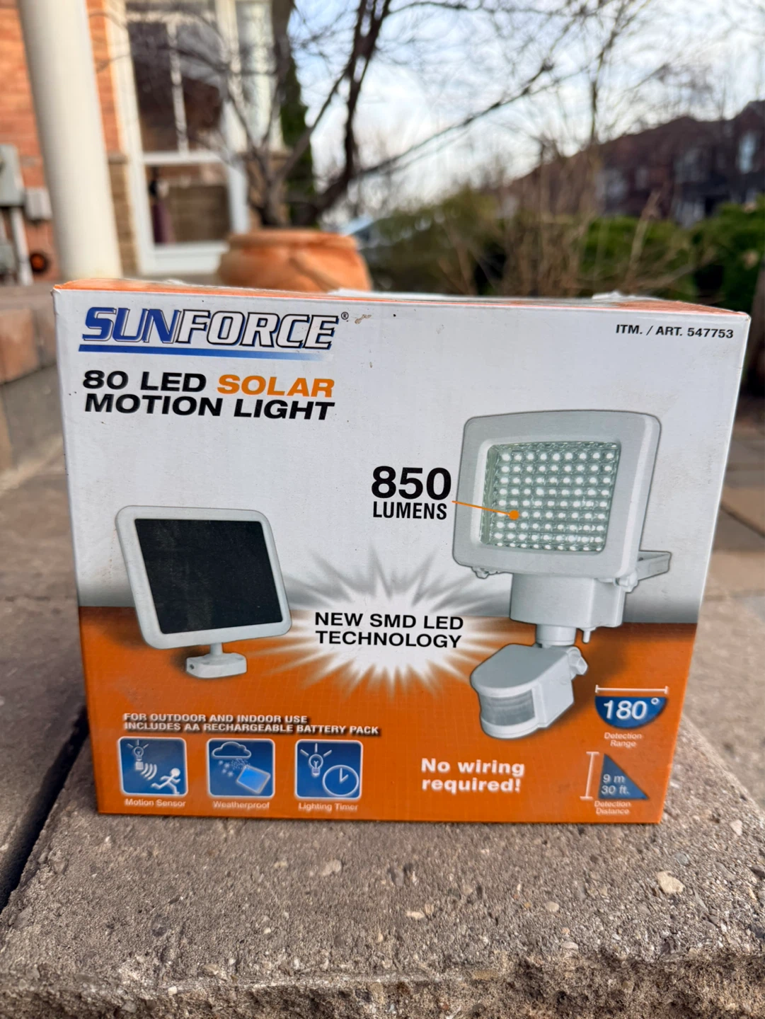 Sunforce 80 LED Solar Motion Light