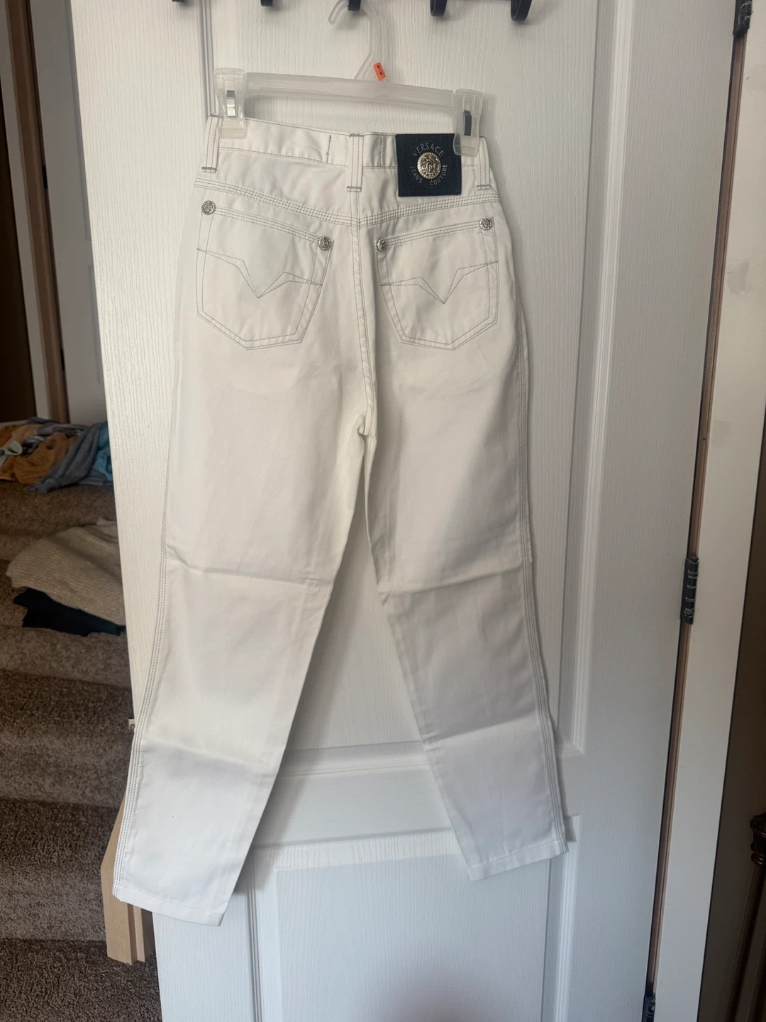New White Versace Jeans Couture denim pants - photo 3