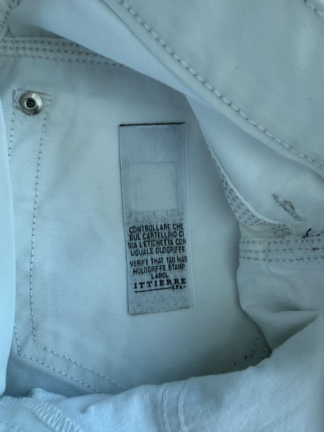 New White Versace Jeans Couture denim pants - photo 4