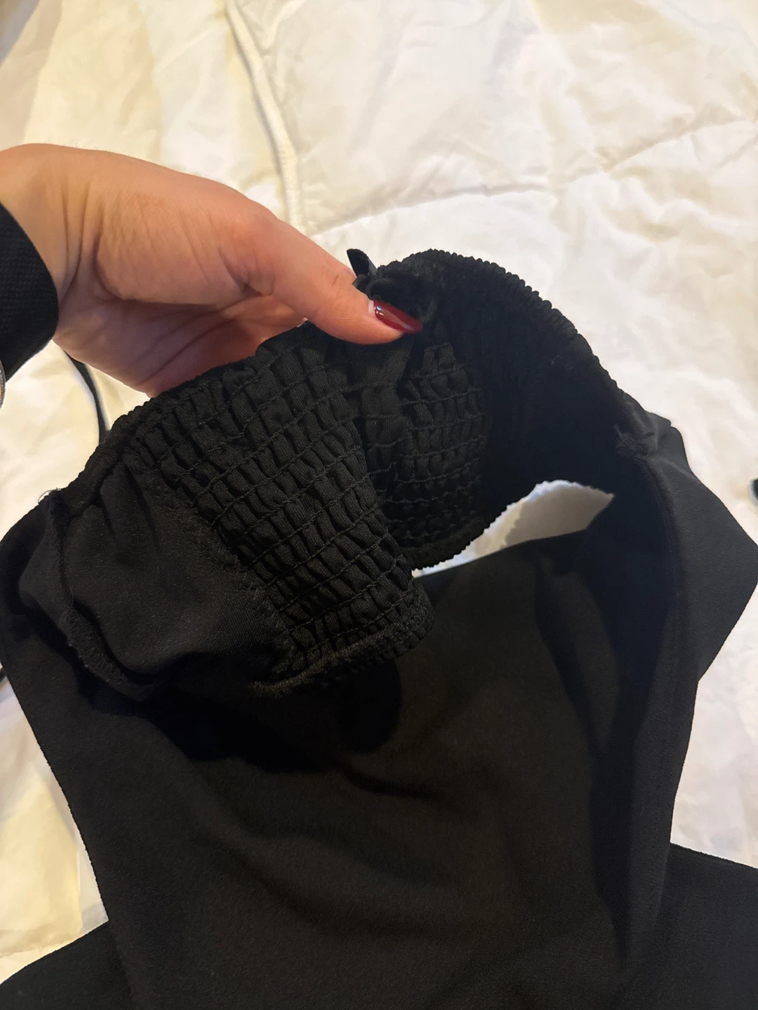 Stradivarius Black Wide Leg Cutout Jumpsuit - photo 3