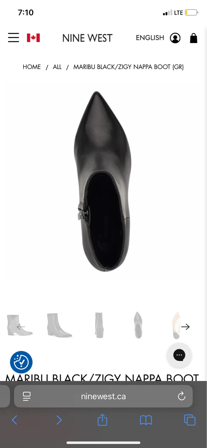 Nine West Maribu Black/Ziggy Nappa Boot (GR) - photo 2
