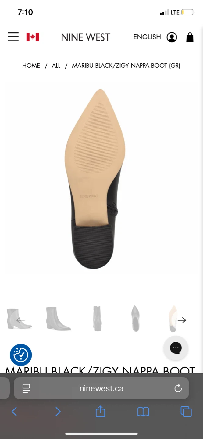 Nine West Maribu Black/Ziggy Nappa Boot (GR) - photo 3