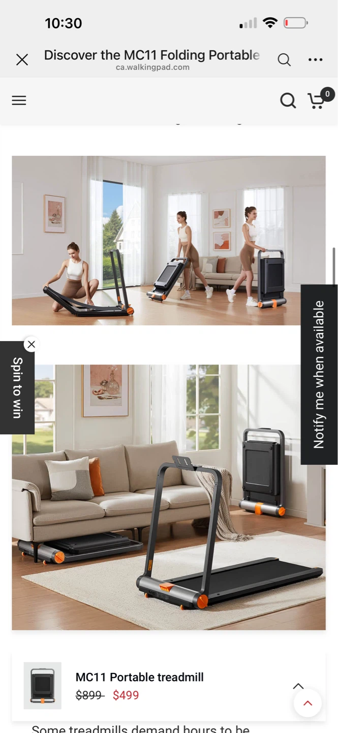 WalkingPad MC11 Folding Portable Treadmill - photo 5