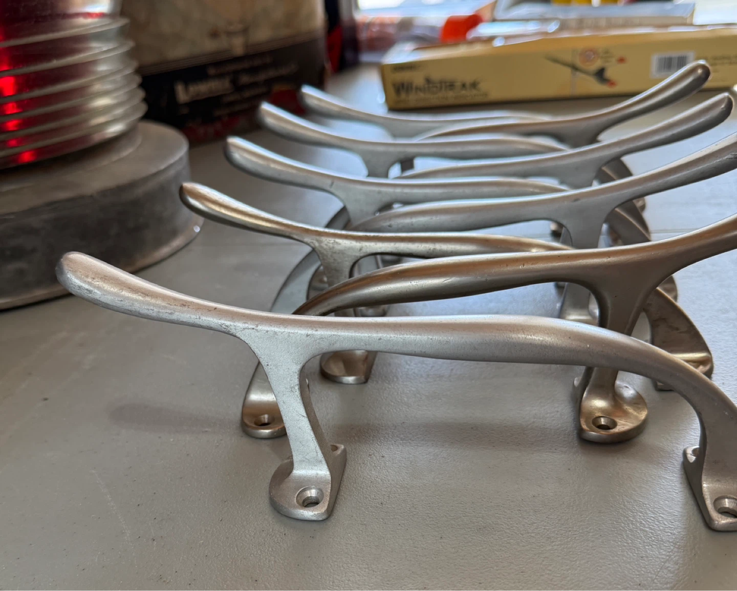 Set of 9 Metal marine Cabinet Drawer Pulls Handles - photo 2