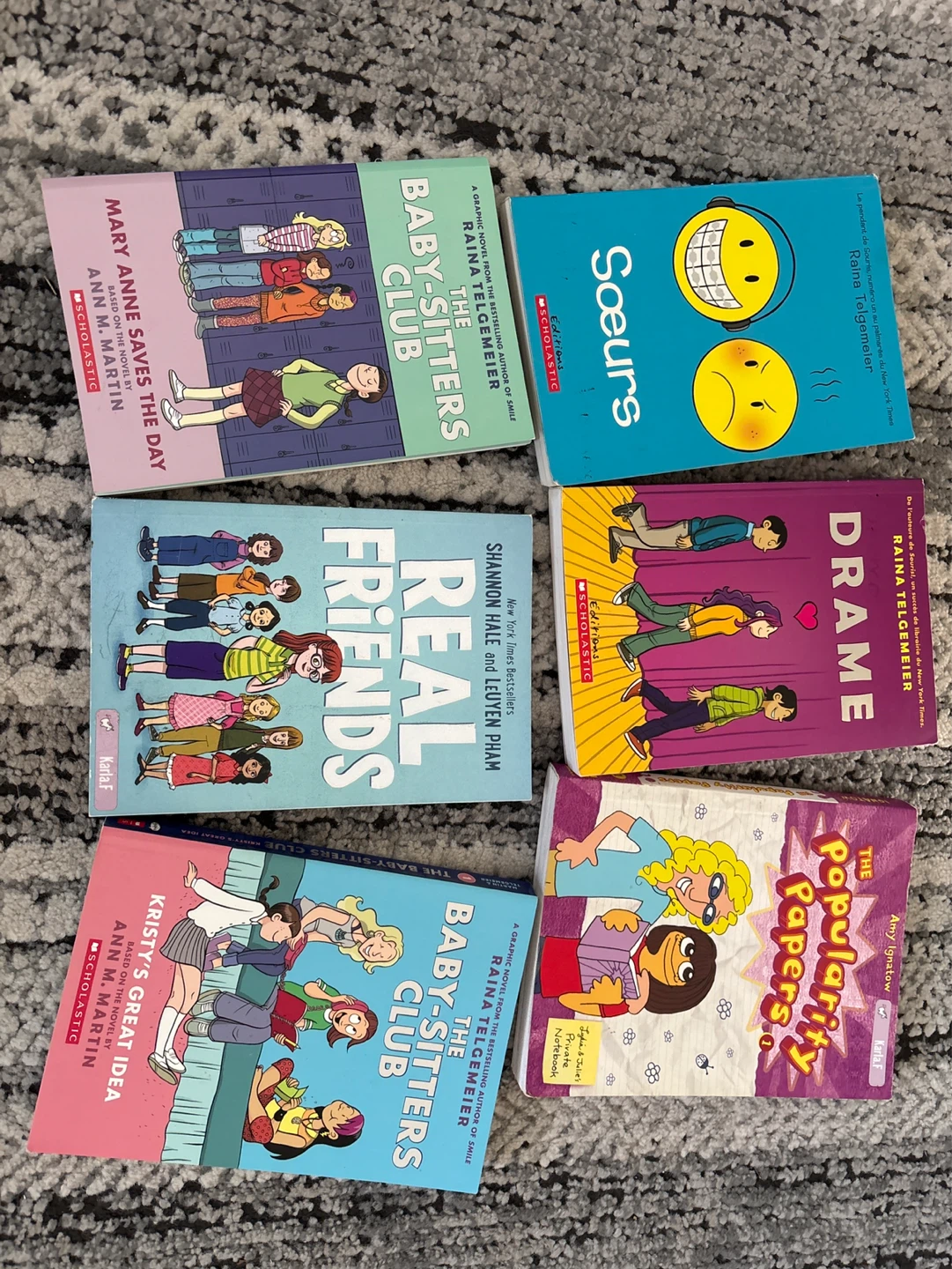 Raina Telgemeier & Ann M. Martin Graphic Novels Collection