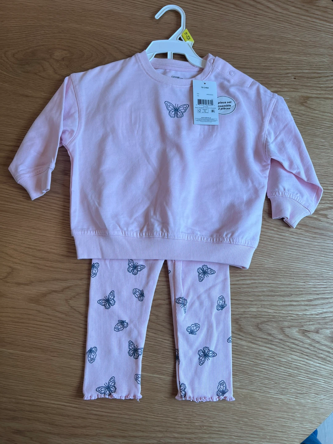 Brand New 5-Piece Toddler Girl Set (George Bra) - Size 18-24 - photo 4