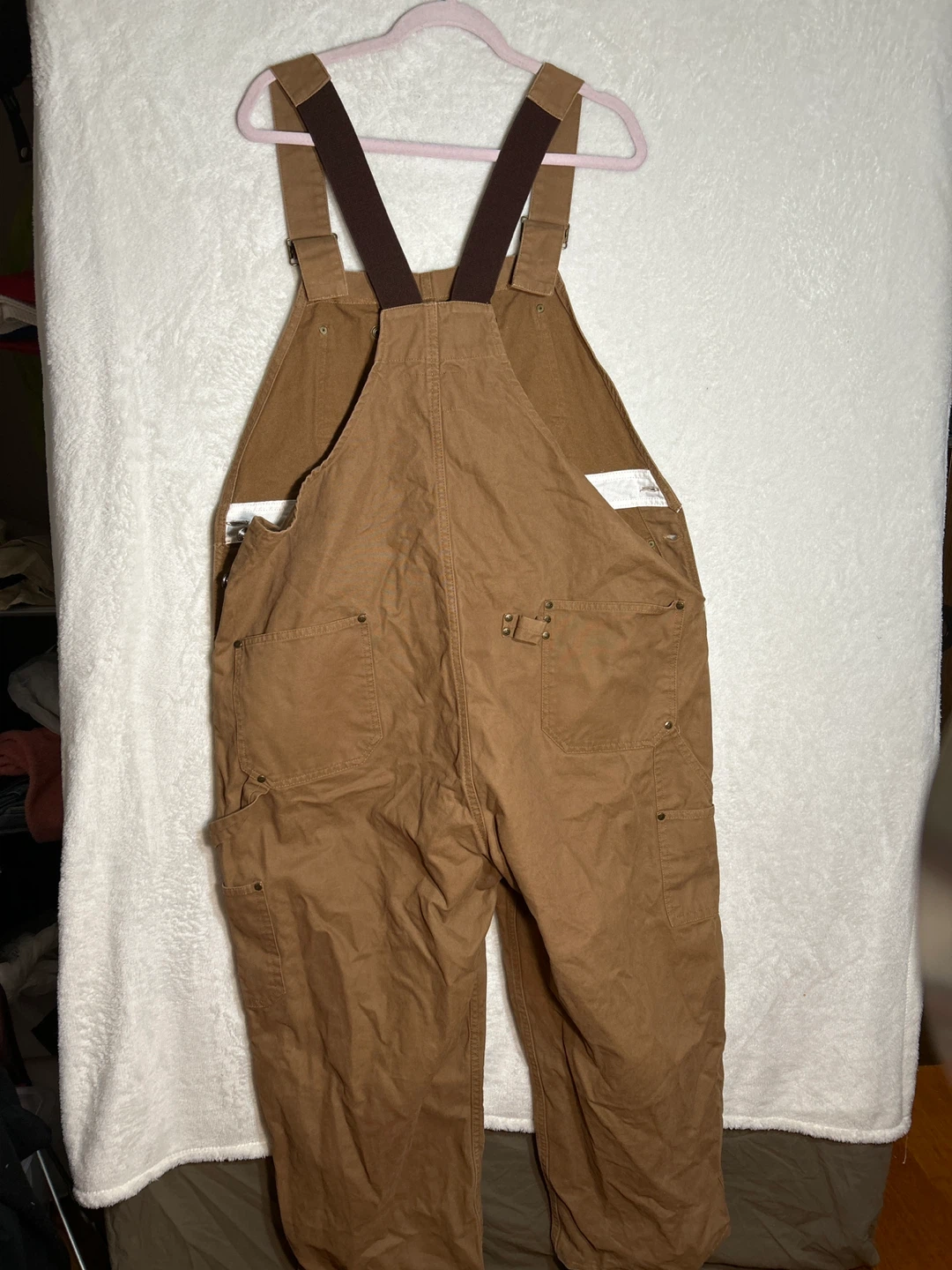WUG Brown Canvas Bib Overalls - XL - photo 3