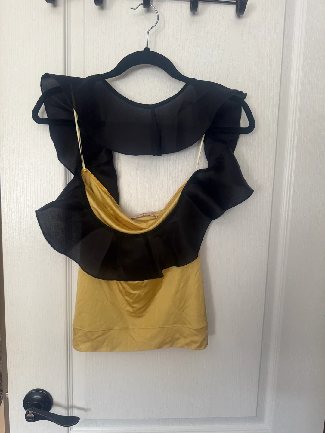 New R.E.D. Valentino Black and Yellow Top