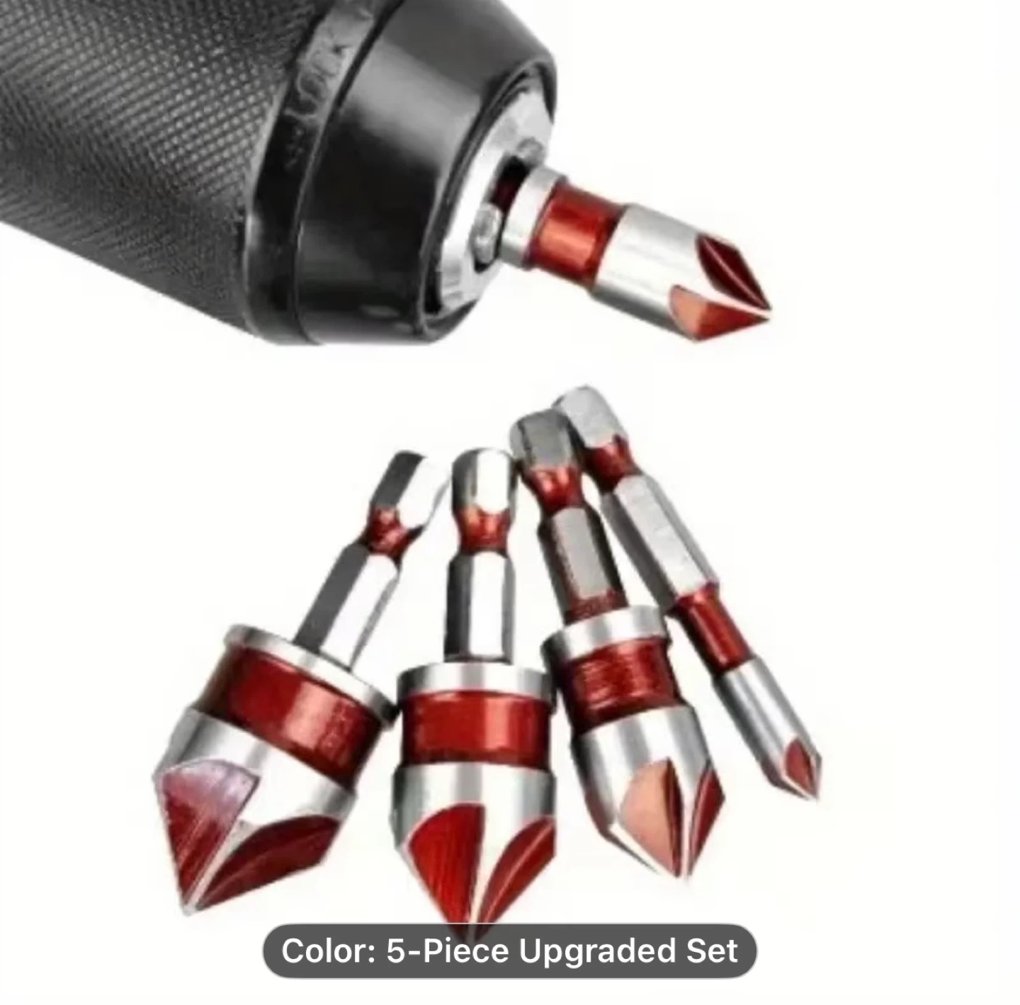 5pcs High-Speed Steel Countersink Drill Bit Set - photo 4