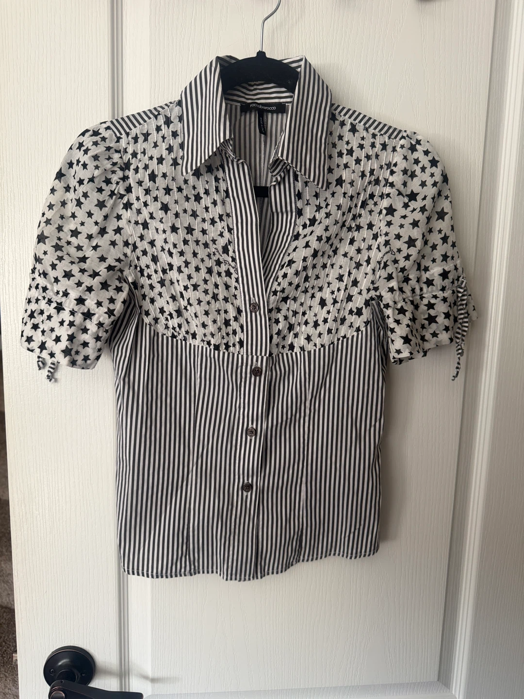 Rocobarocco Striped Blouse with Stars