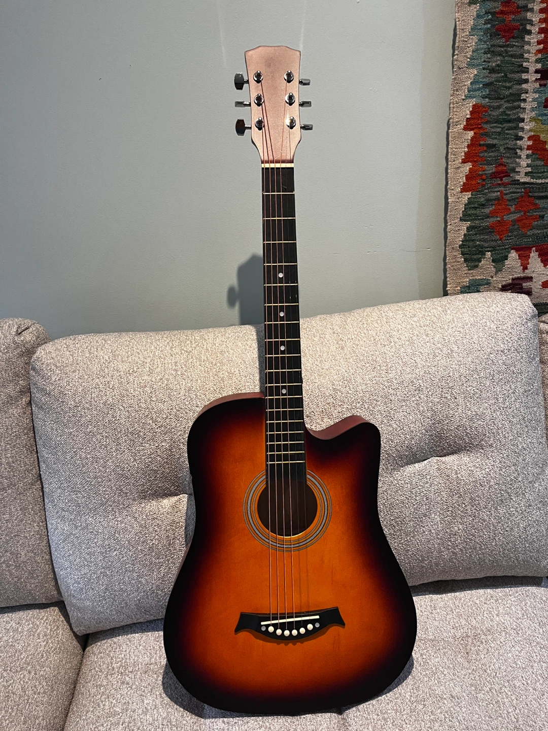 Acoustic Guitar - Sunburst - photo 3