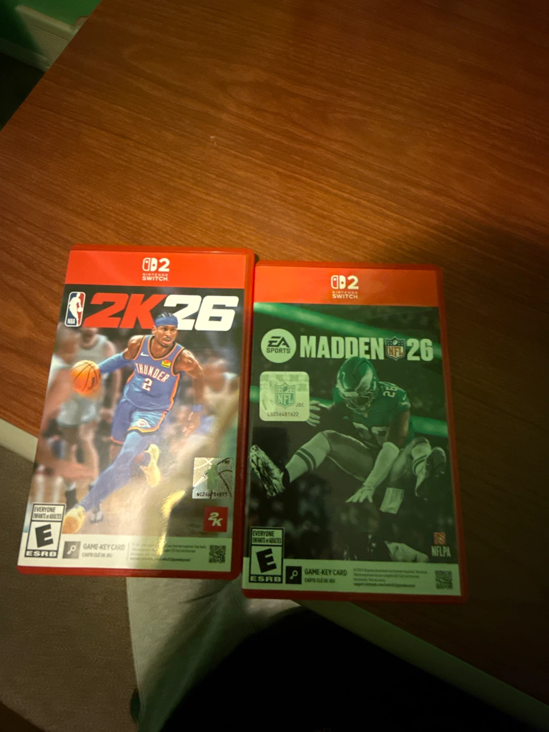 Nintendo Switch 2 Madden NFL 26 and NBA 2K26 Games