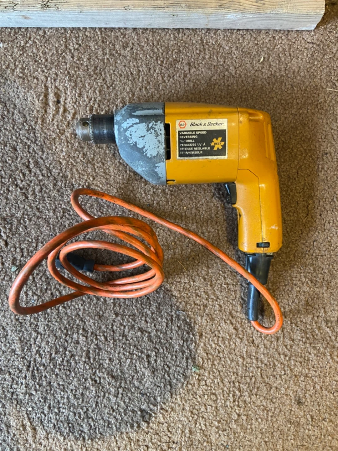 Black & Decker Variable Speed Reversing Drill