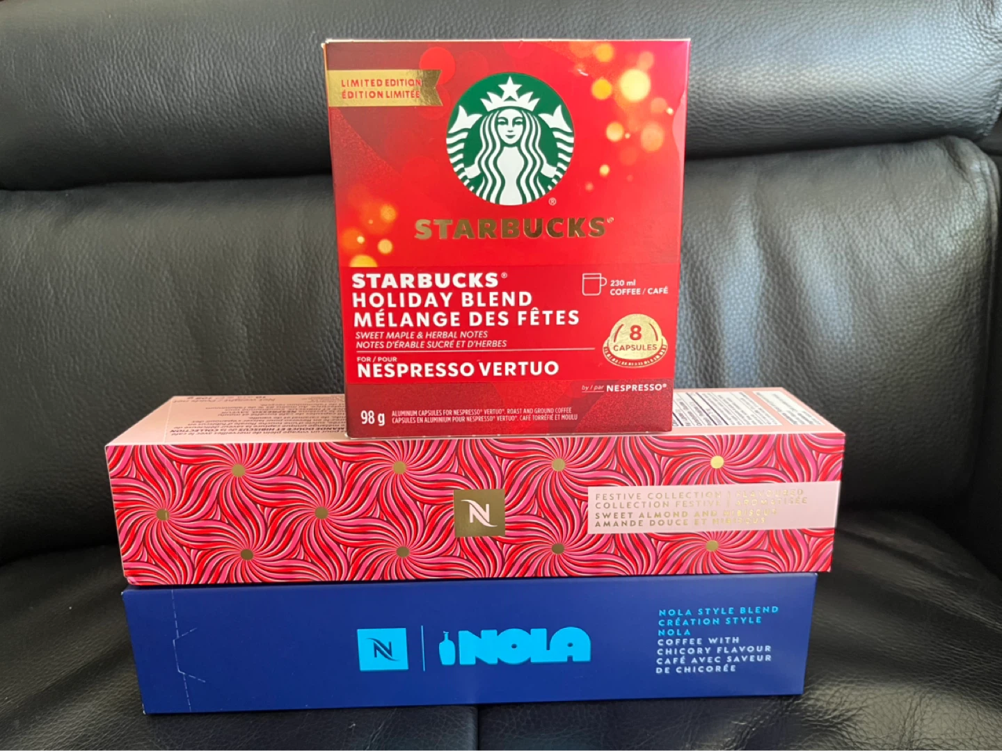 Nespresso Assorted Vertuo coffee capsules 3 for $30