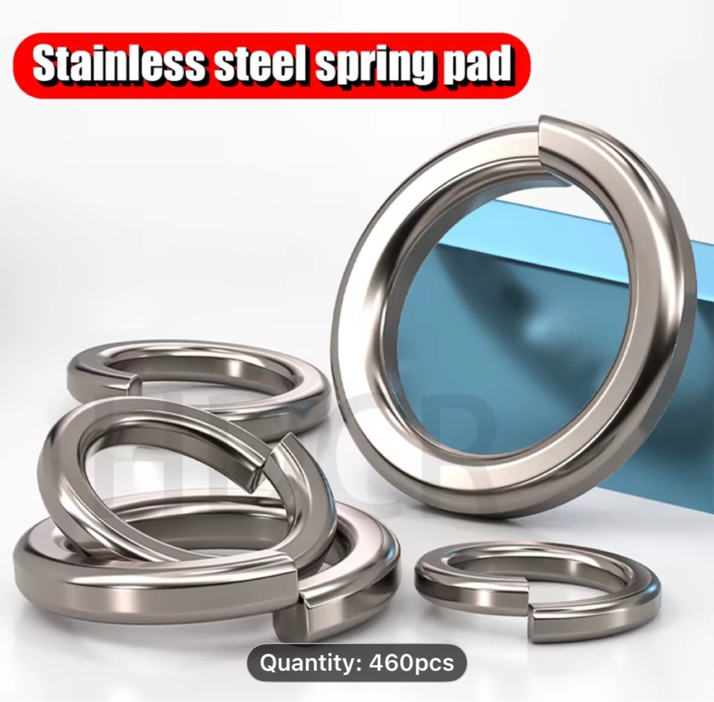 460pcs Stainless Steel Lock Washer Assortment Kit - photo 3