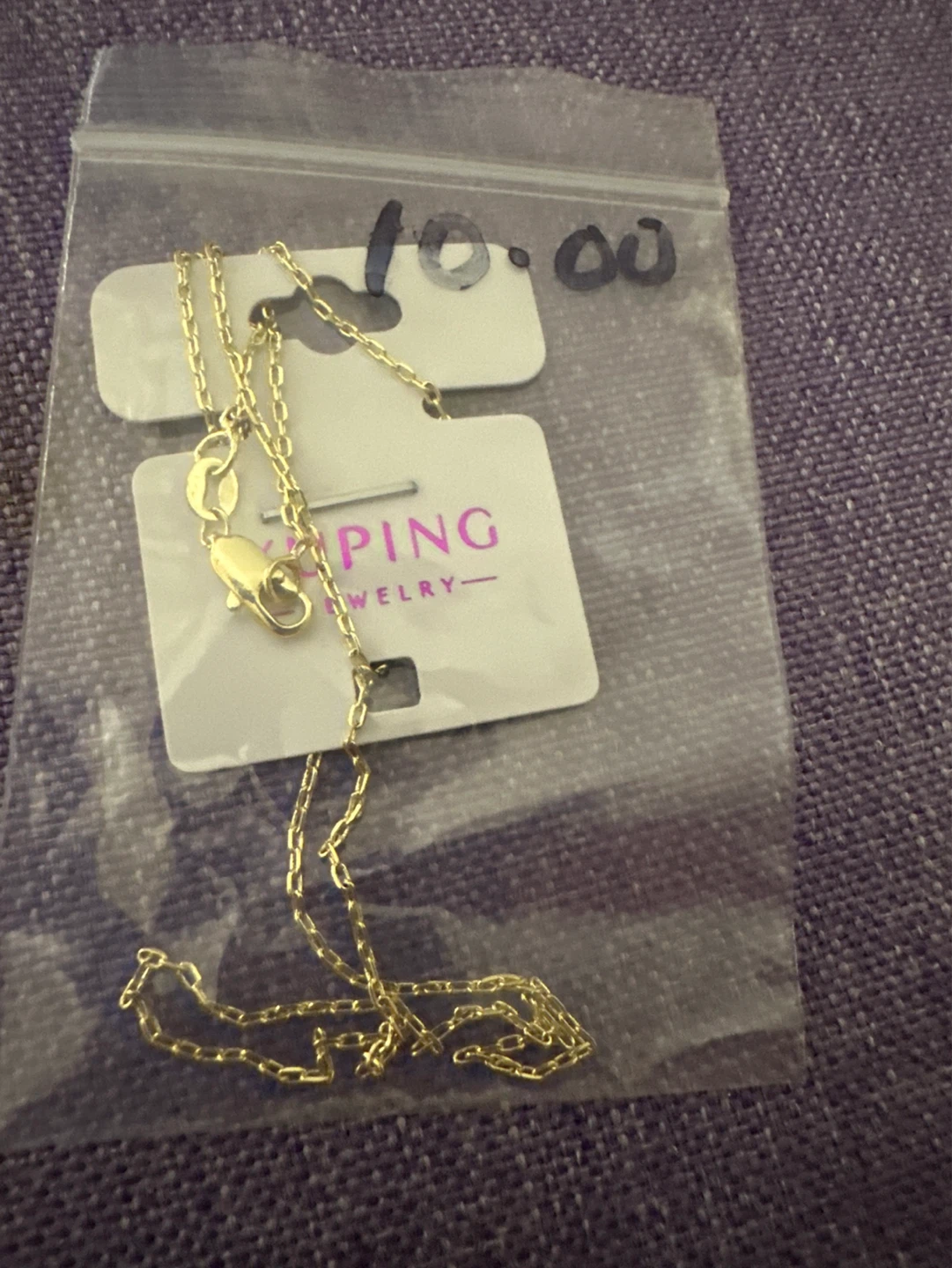 14k Gold  laminated Necklace