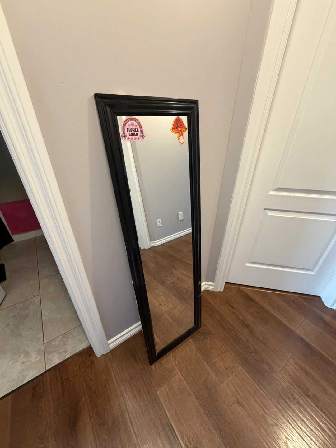 Black Full Length Mirror - photo 2