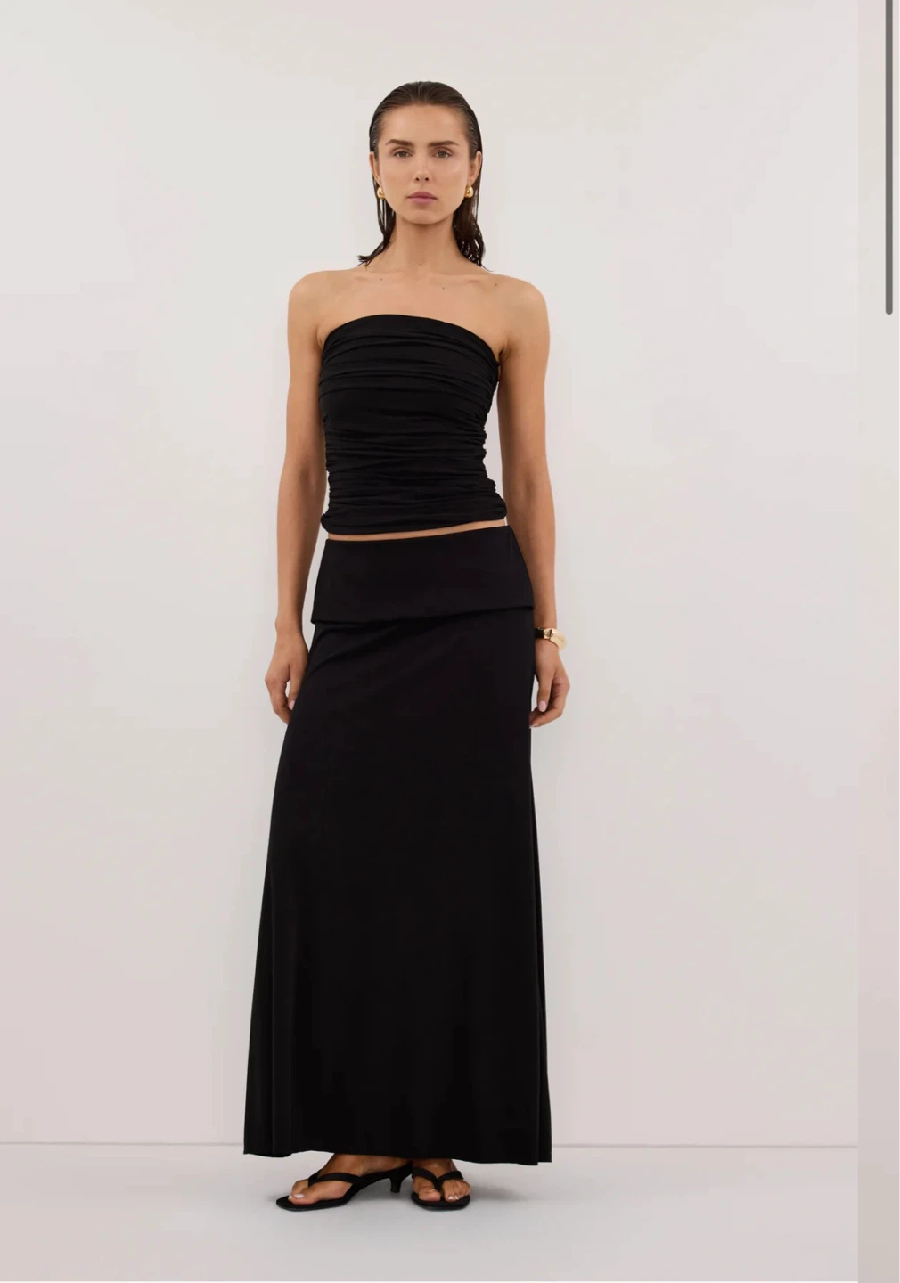 Dissh Ruched Strapless Tube Top - photo 2