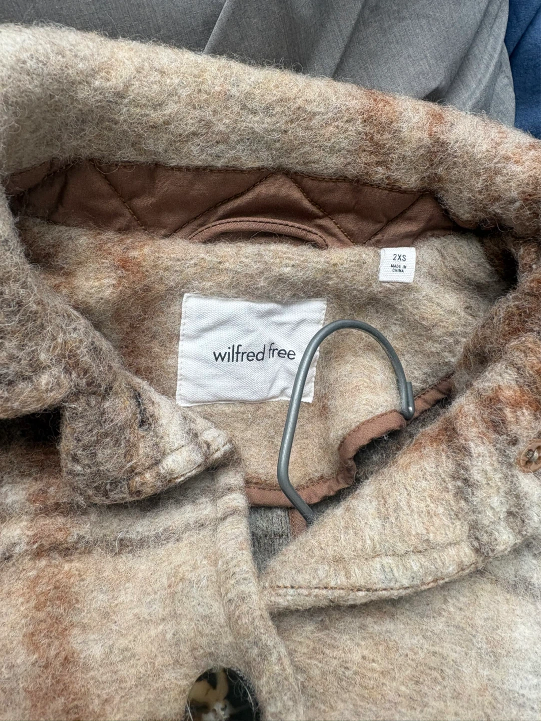 Wilfred Free Plaid Jacket - Size 2XS - photo 2