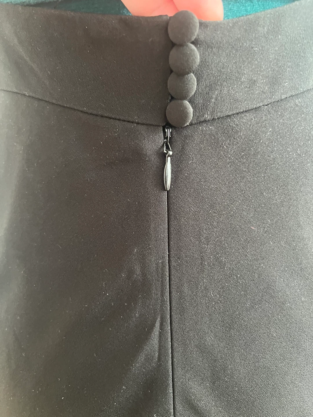 Vintage Silk Black Halter Midi Dress - photo 3
