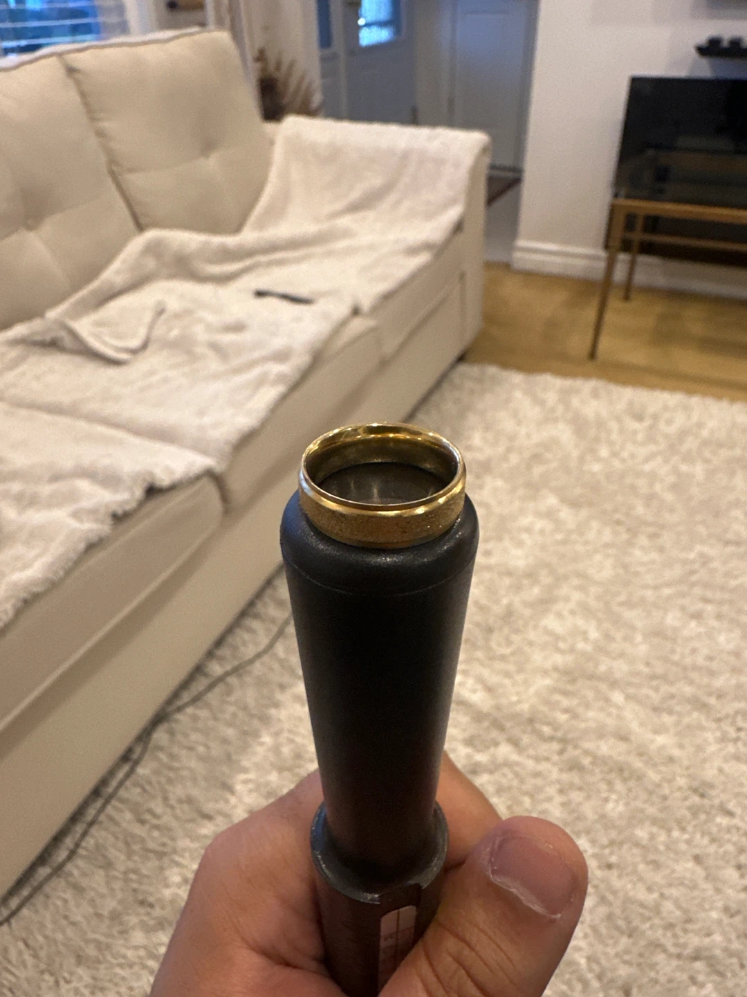 Gold Band Ring don’t know if real or fake - photo 3