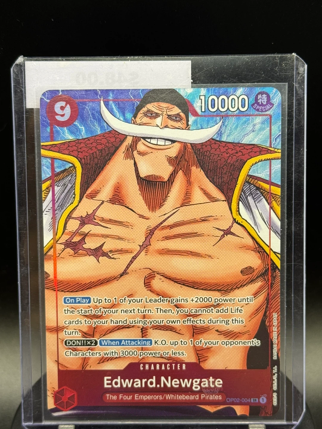 One Piece Card Game Edward Newgate OP02-004 R - photo 3
