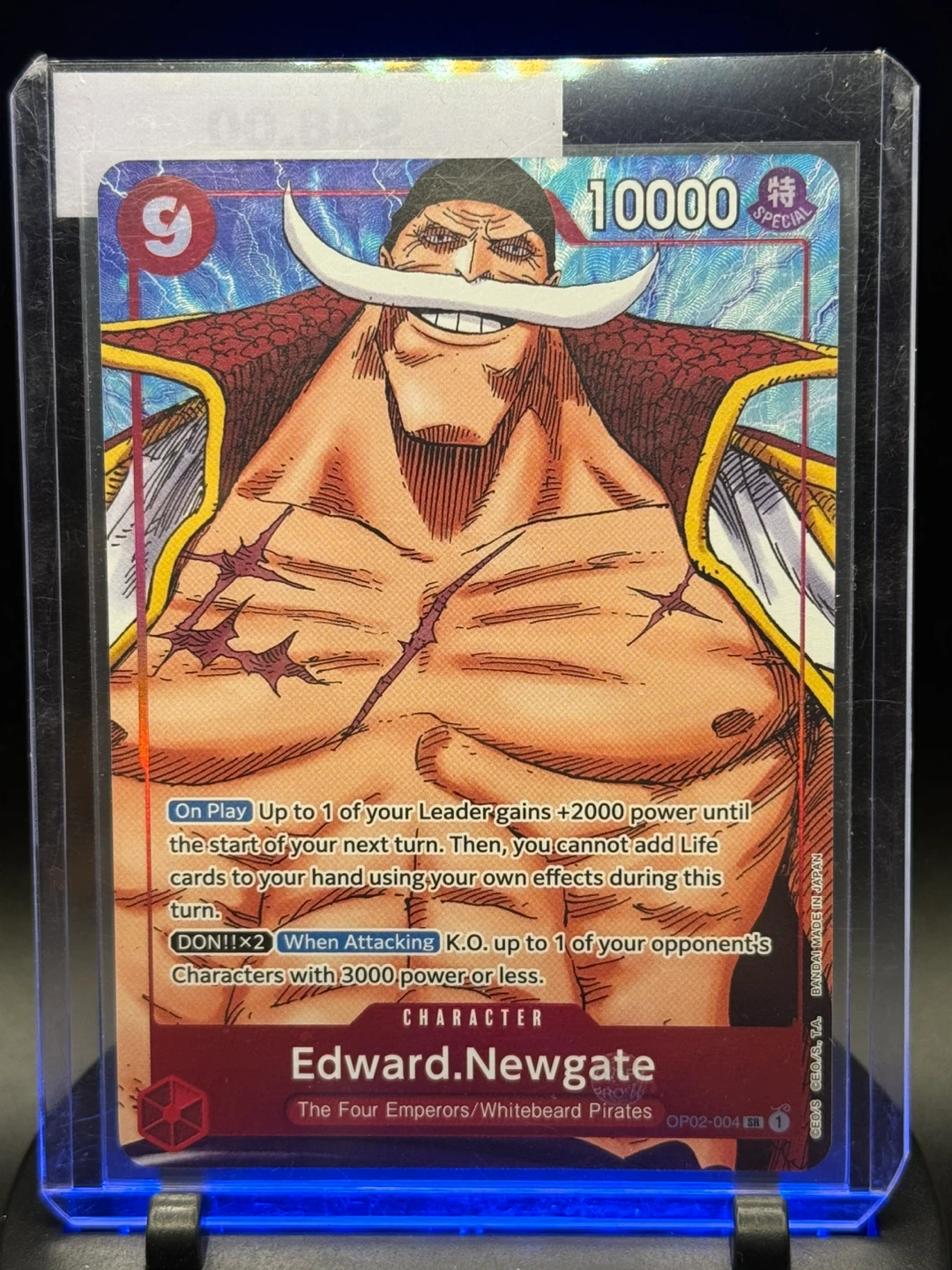 One Piece Card Game Edward Newgate OP02-004 R