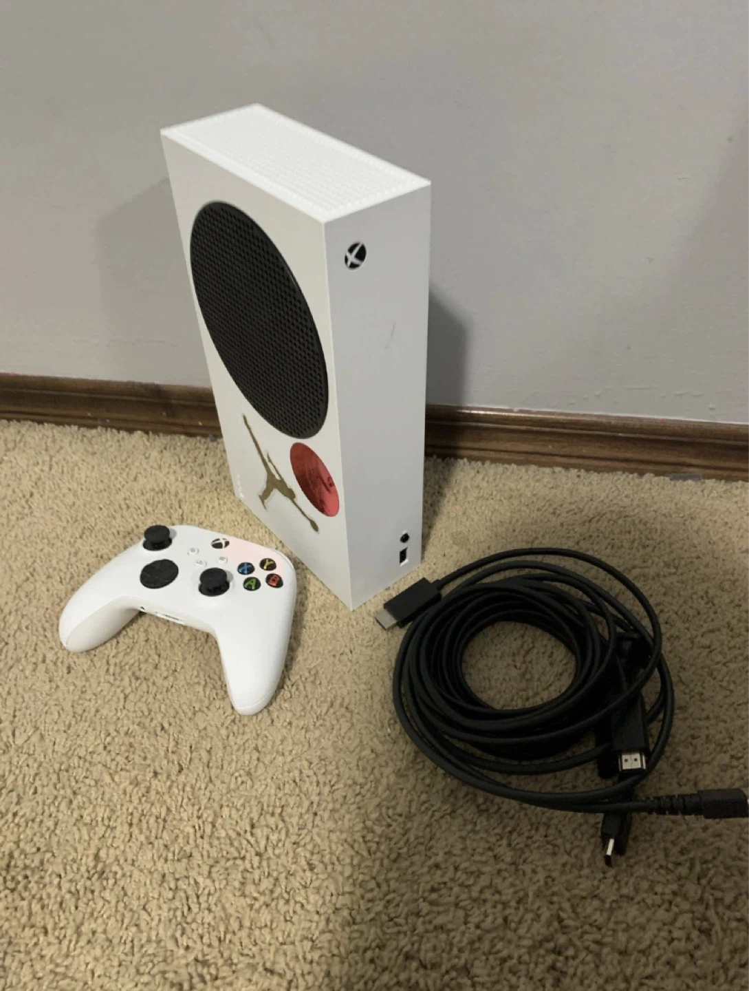 White Xbox Series S Console with Controller