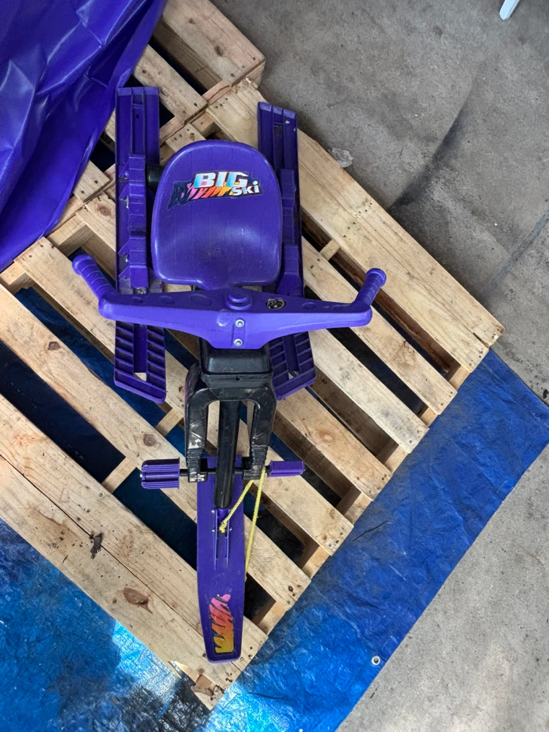 Purple Big Ski Snow Scooter - photo 2