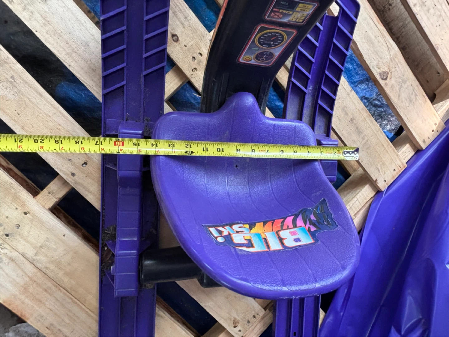 Purple Big Ski Snow Scooter - photo 4