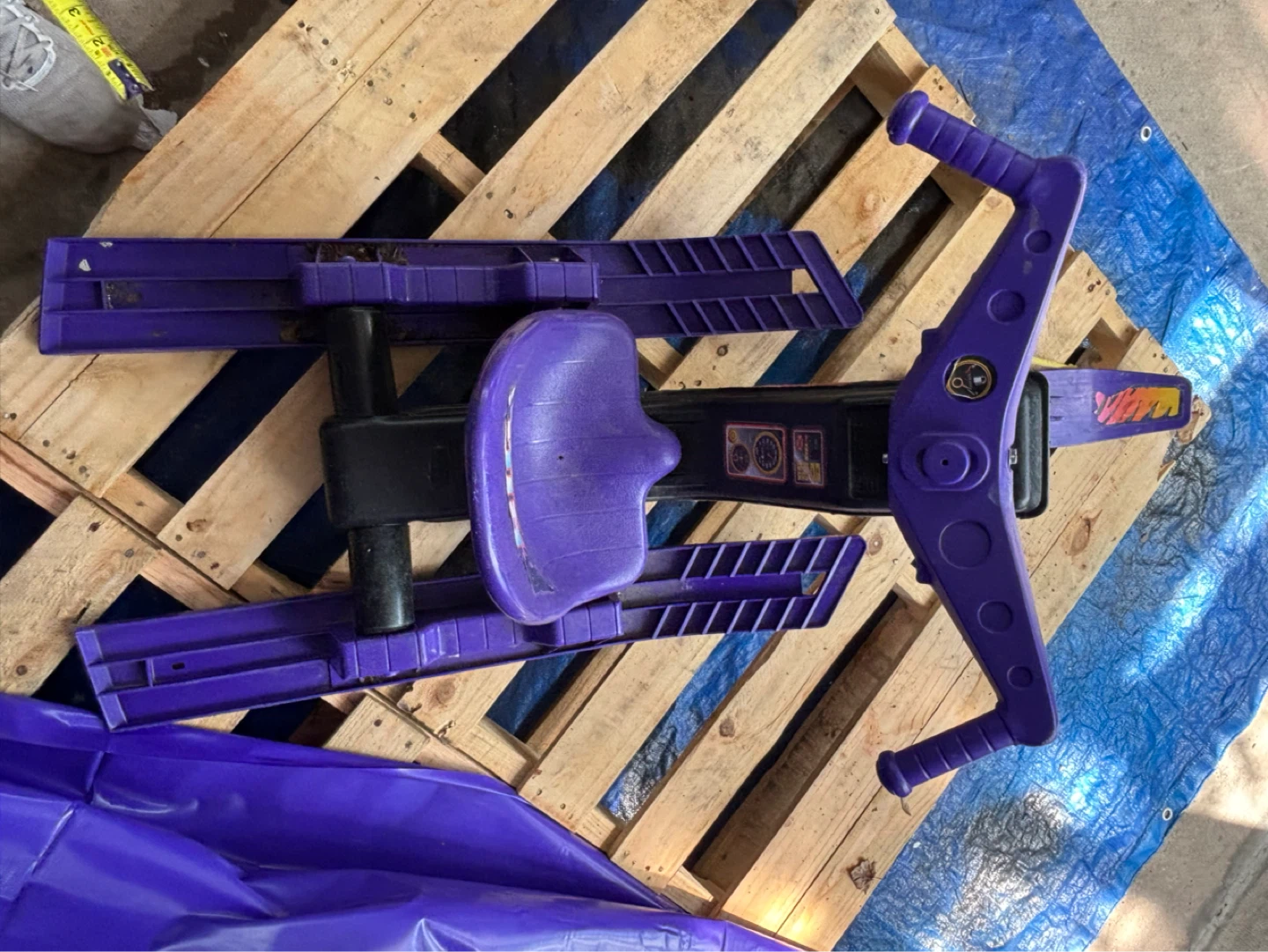 Purple Big Ski Snow Scooter - photo 5