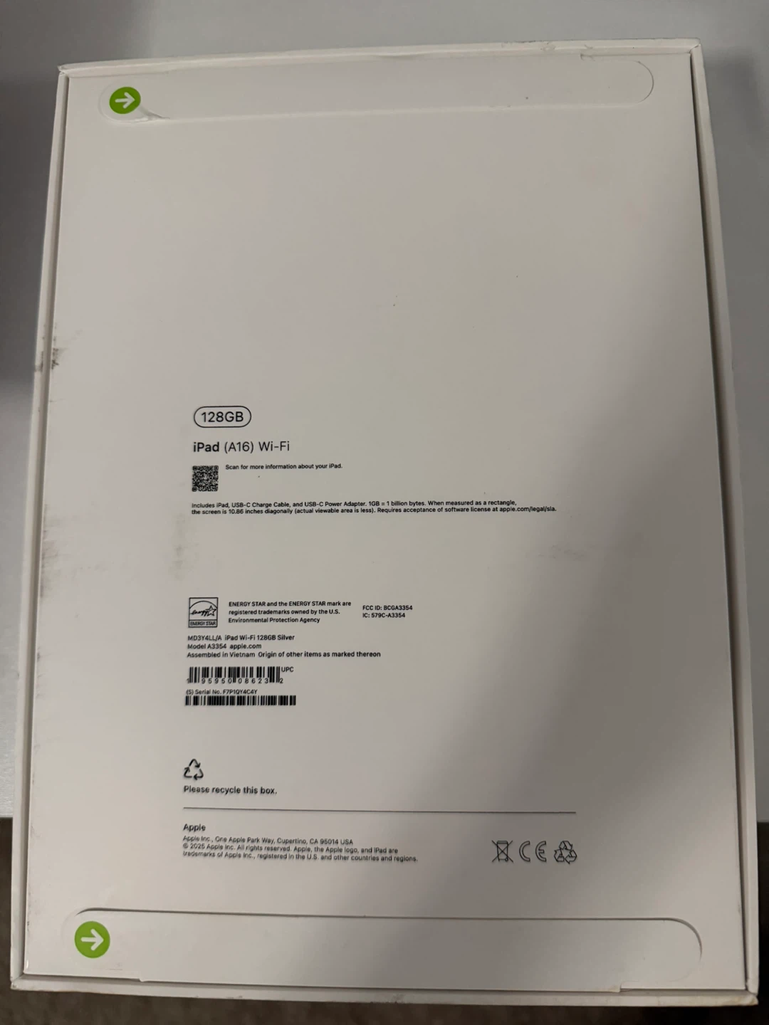 Apple iPad (10th Generation) 128GB Wi-Fi Silver - photo 2
