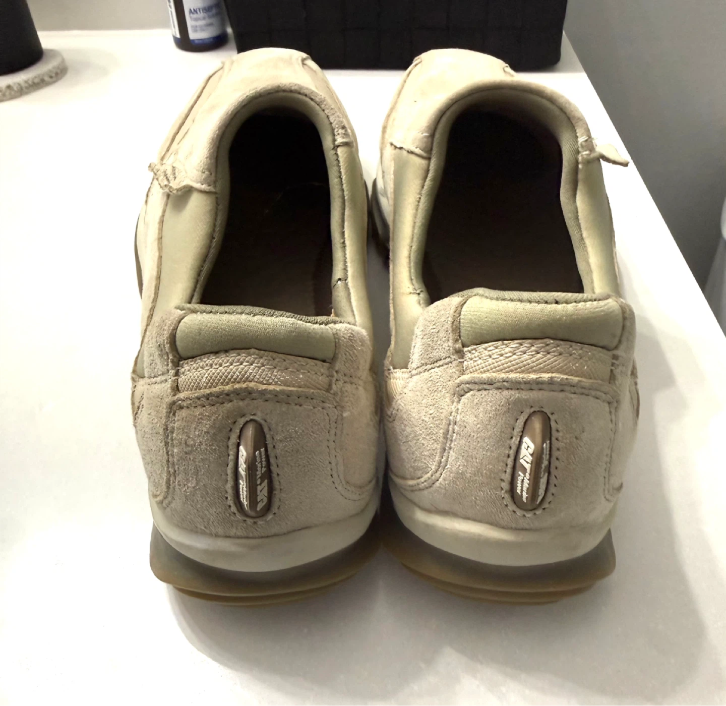 CAT Marine Power Slip-On Shoes Beige Suede - photo 3