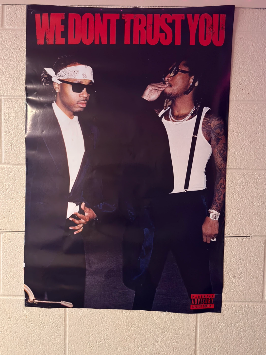 Future & Metro Boomin “We Don’t Trust You” Album Cover Poster