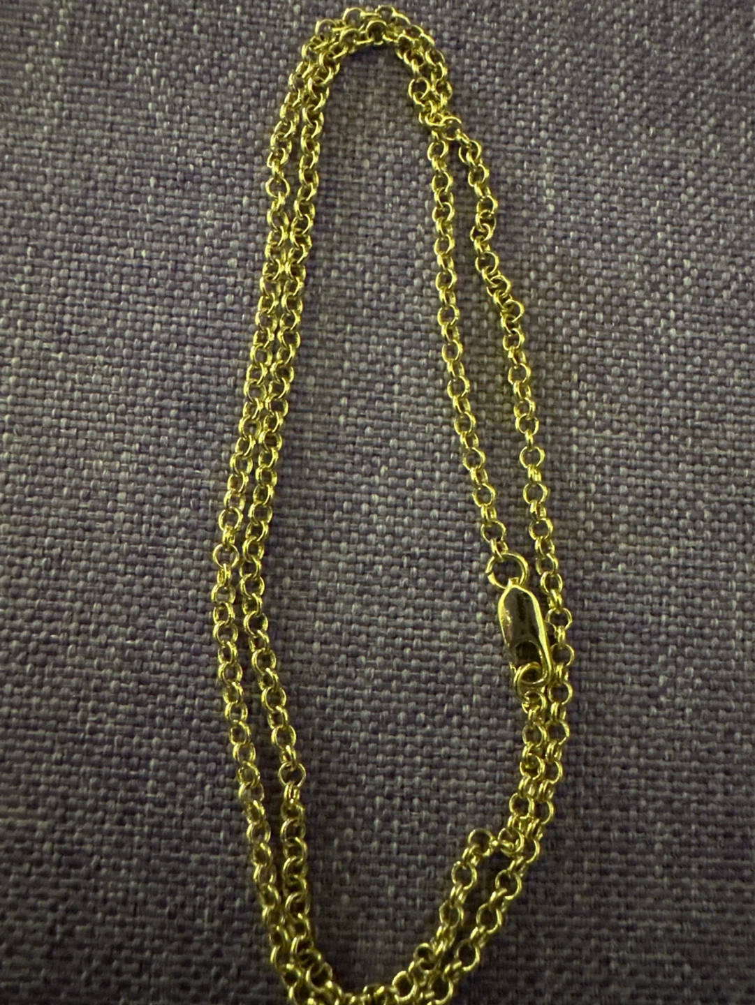 Gold Tone Chain Necklace - photo 2