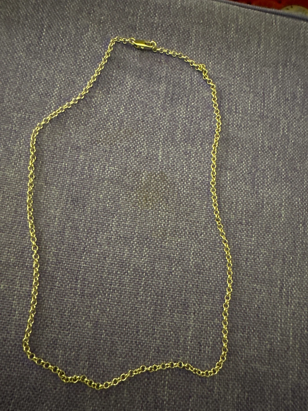 Gold Tone Chain Necklace