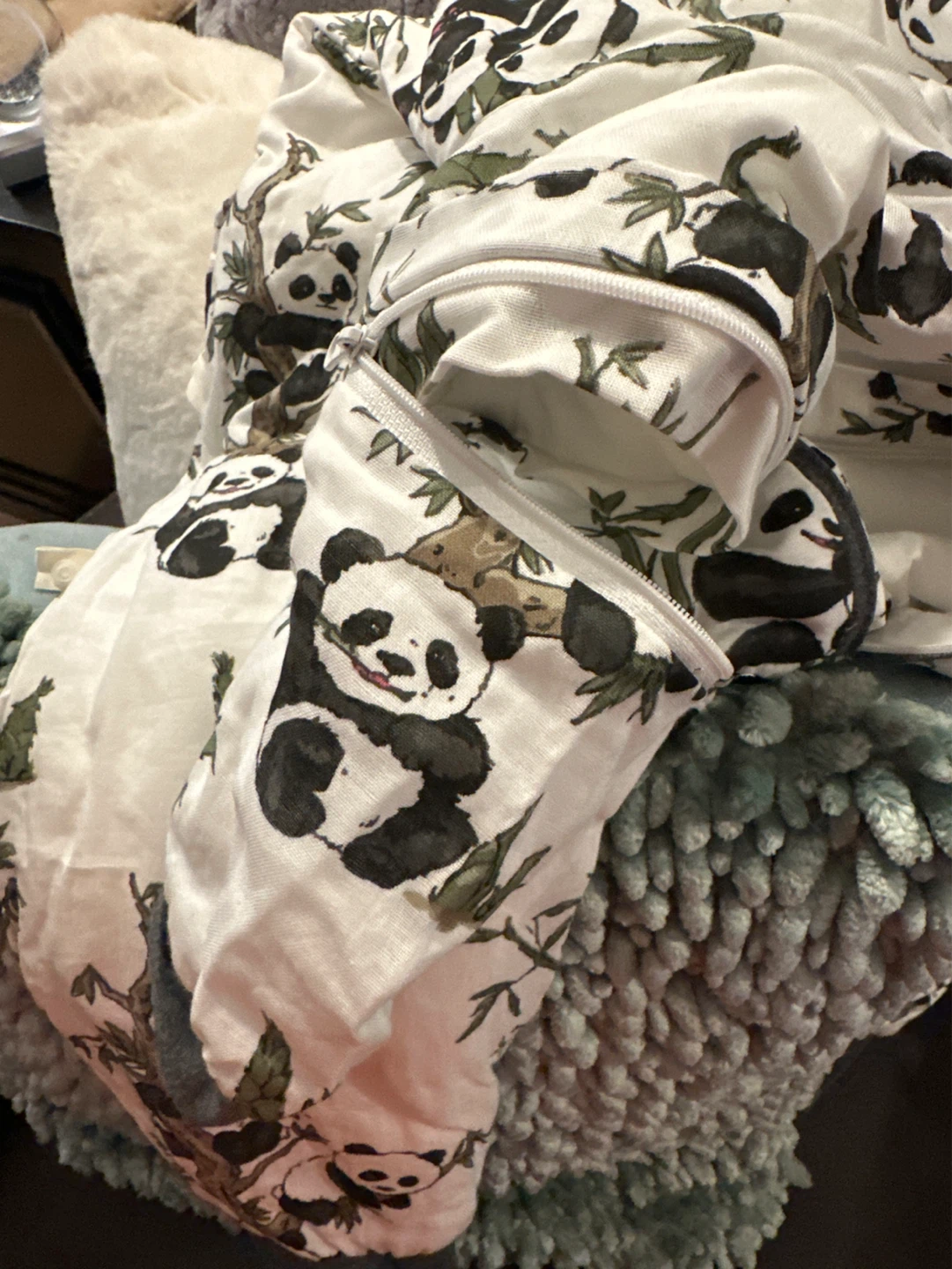 Baby Sleep Sack with Panda Print - photo 4