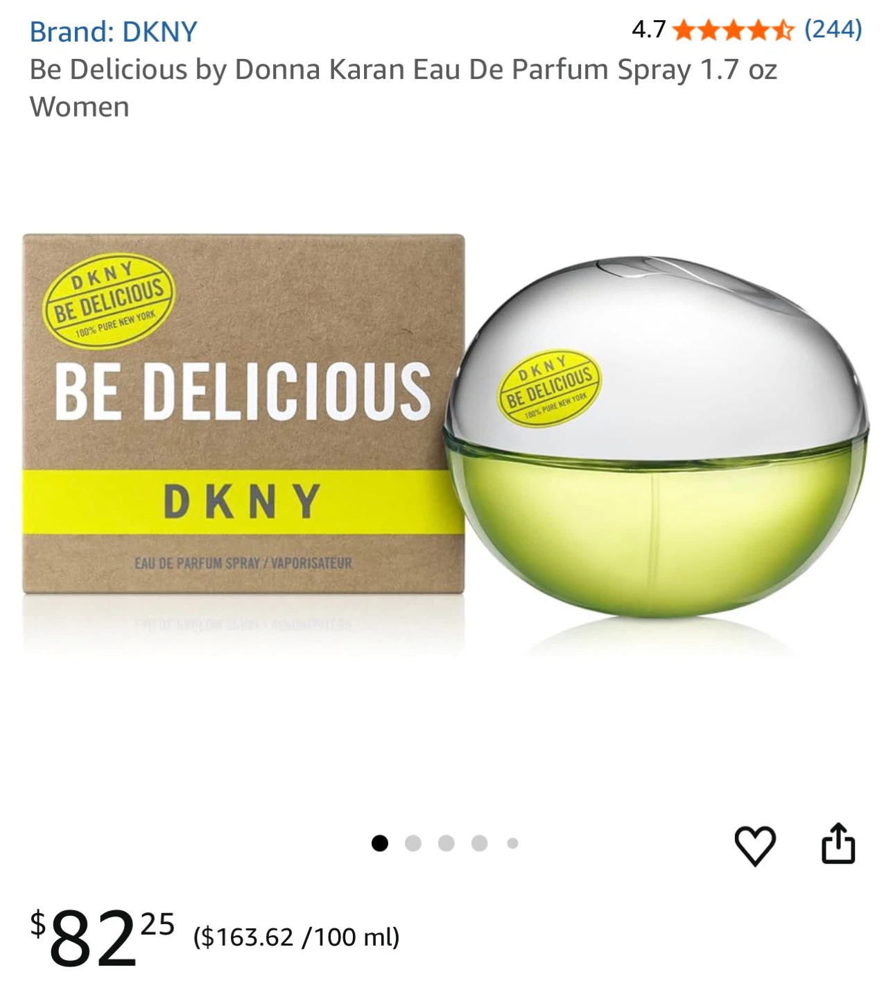 DKNY Be Delicious Eau De Parfum Spray 100 ml  Women - photo 2