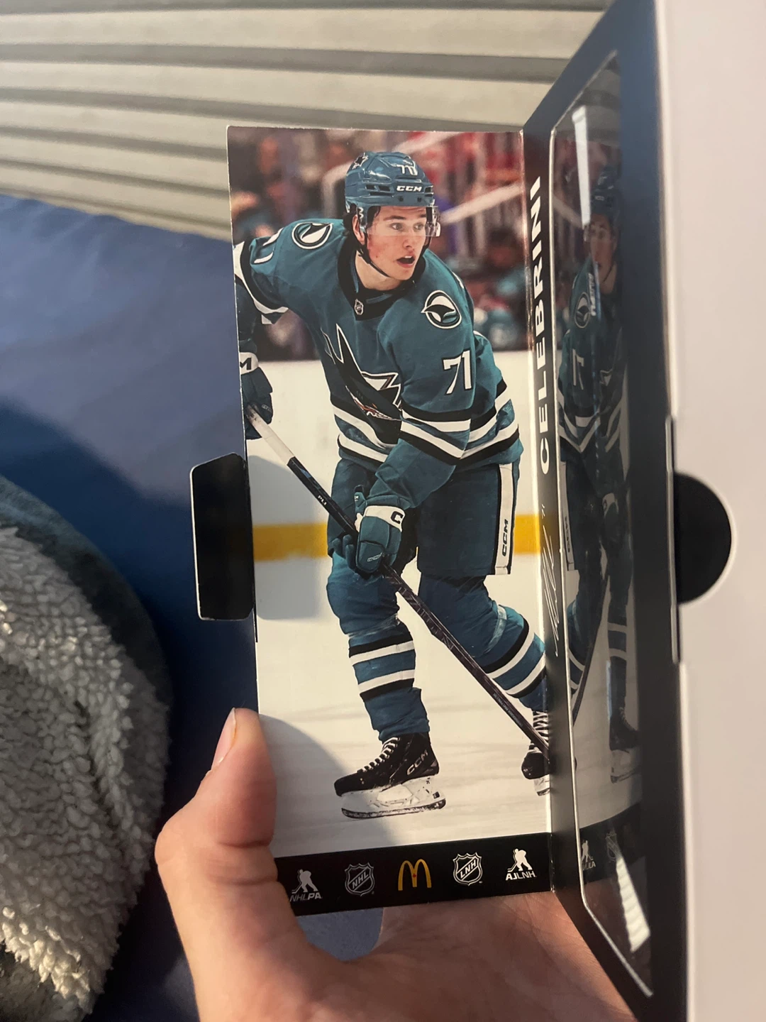 Celebrini NHL Star Sticks Mini Hockey Stick - photo 4