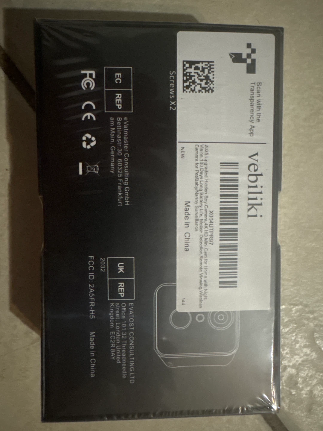 Brand new Vebiliki Small Size Big Eyes Security Cam - photo 3