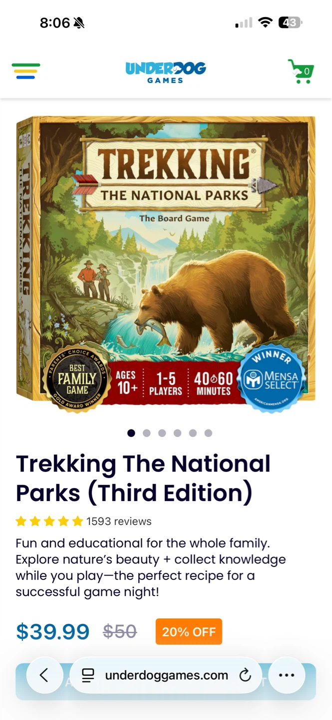 Trekking The National Parks: The Board Game - Second Edition - photo 2