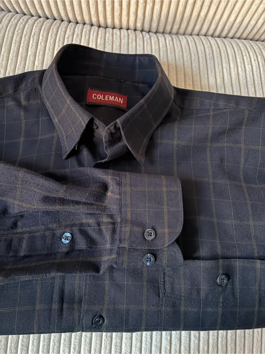 Coleman Men's Plaid Long Sleeve Button-Up Shirt - photo 3