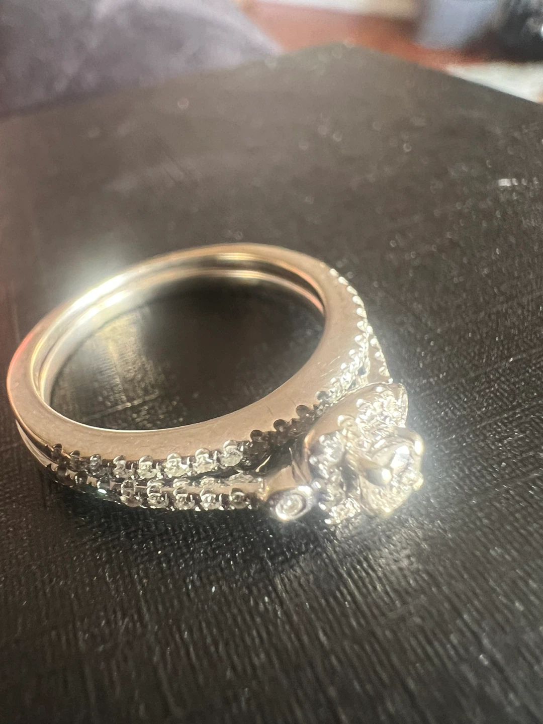 14 к Diamond Wedding Ring Set