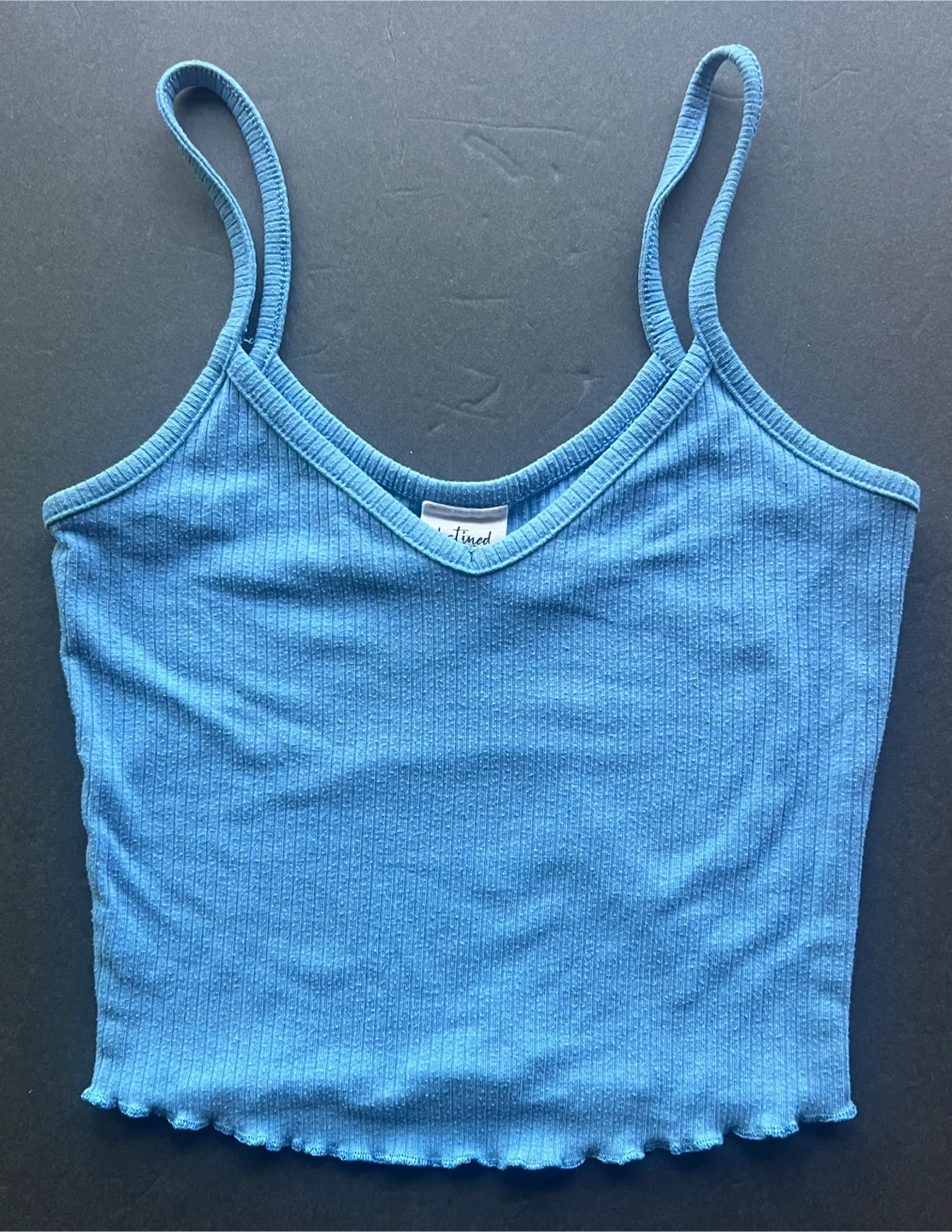 Destined ribbed Cropped Tank Top