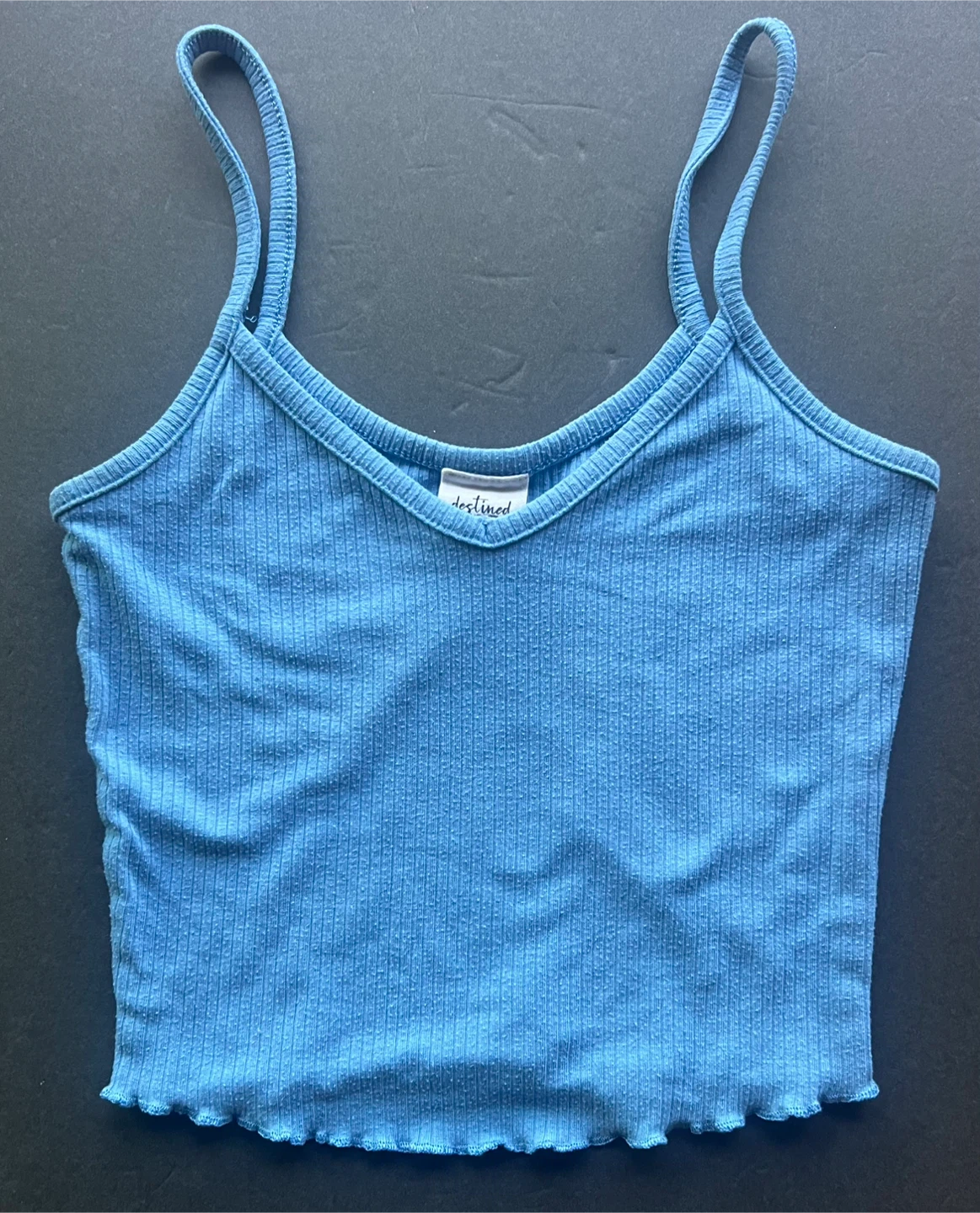 Destined ribbed Cropped Tank Top - photo 2