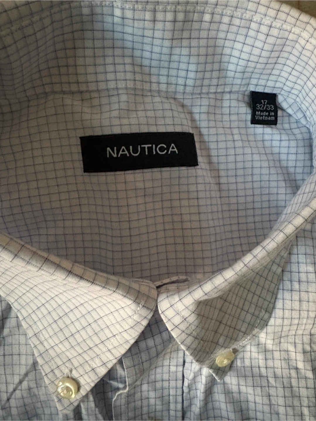 Nautica Men's Button-Down Shirt Size 17 32/33 - photo 3