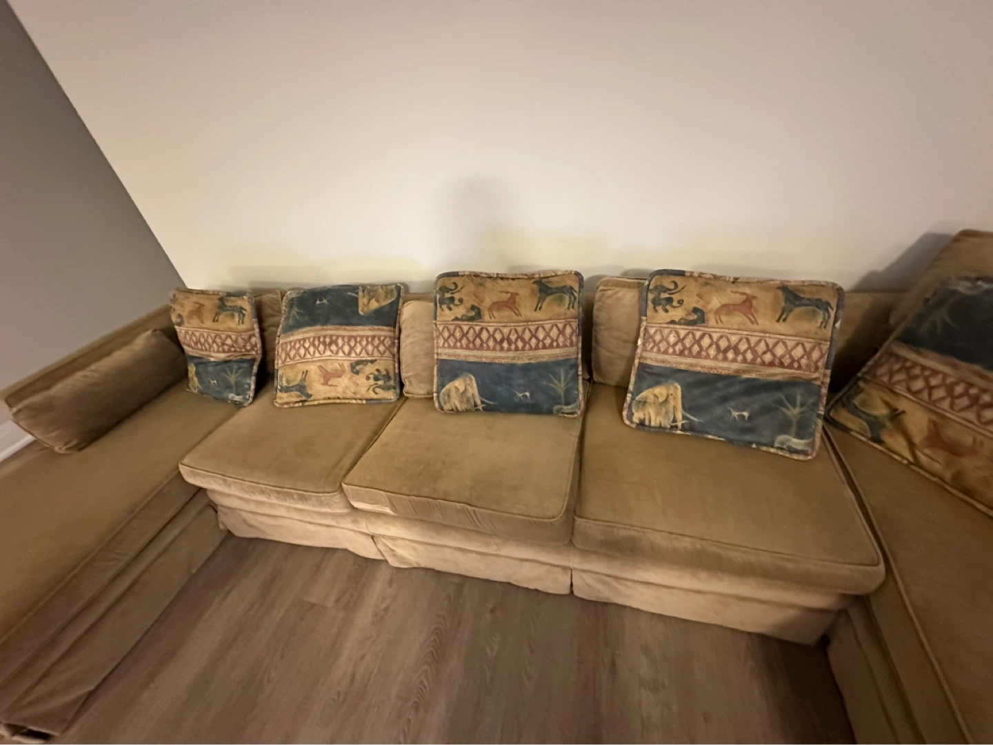 Sectional Sofa with Decorative Pillows - photo 2