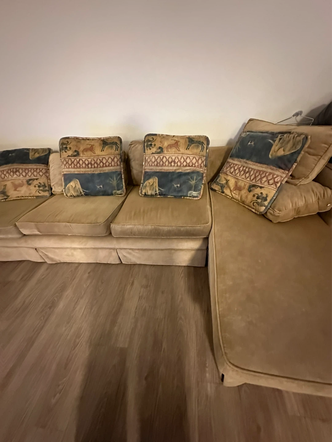 Sectional Sofa with Decorative Pillows - photo 4